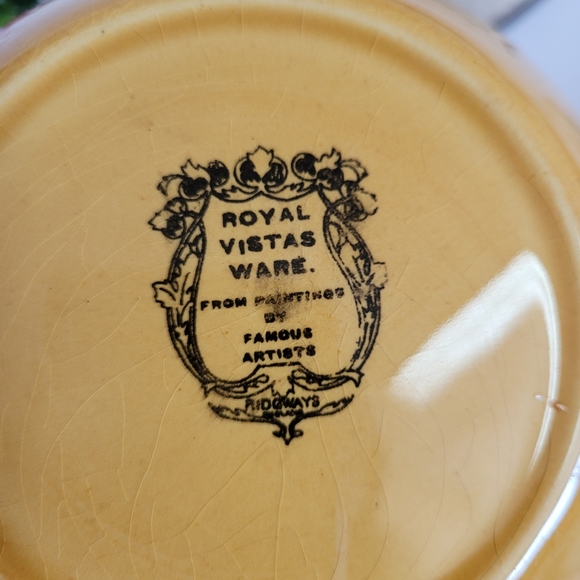 Royal Vistas Ware Cup and Saucer Paintings By Famous Artists Ridgeway England - Picture 5 of 16